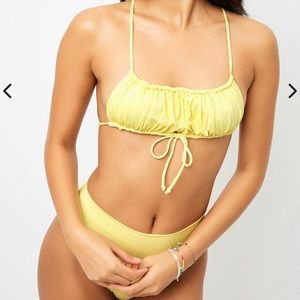 Yellow Frankies bikini never worn